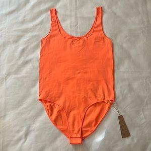 SKIMS Orange Bodysuit